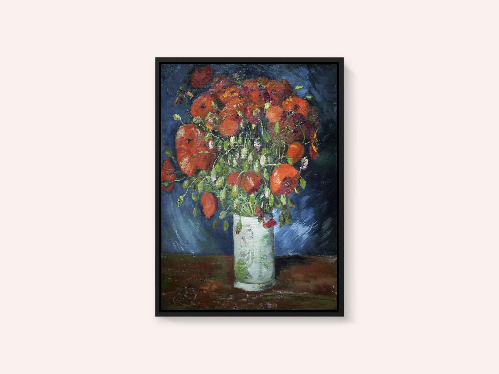 Vincent Van Gogh's Vase With Poppies (1886)