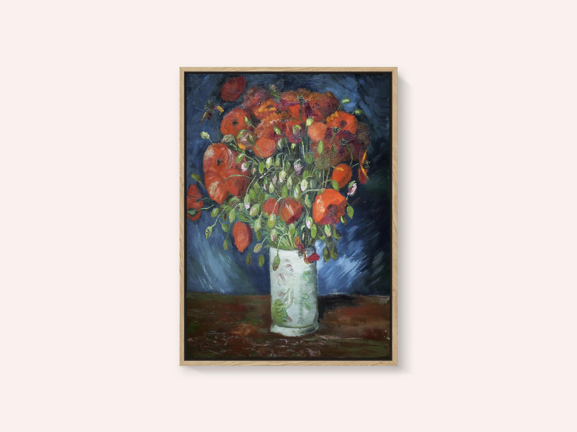 Vincent Van Gogh's Vase With Poppies (1886)