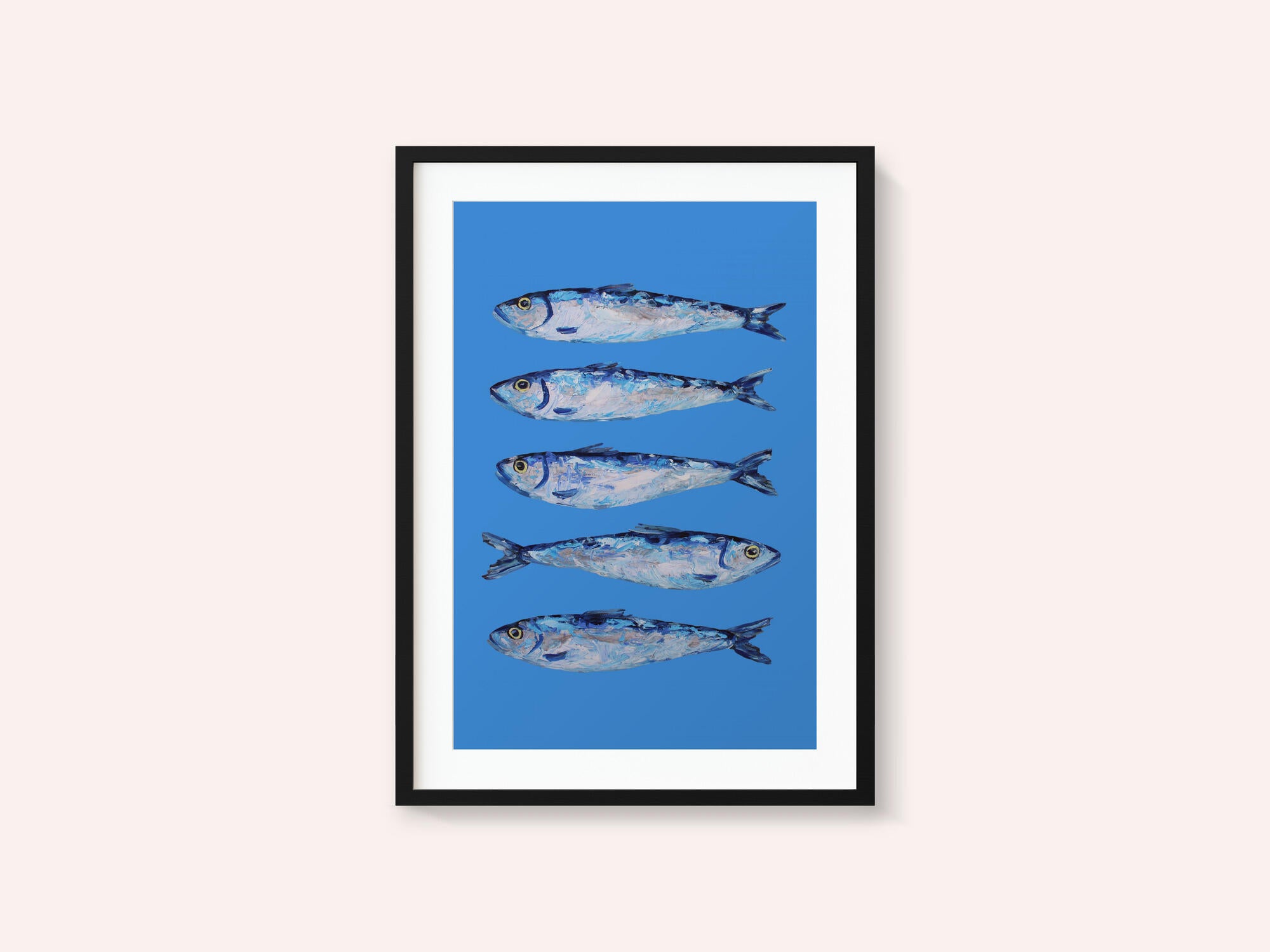 Sardines on Blue