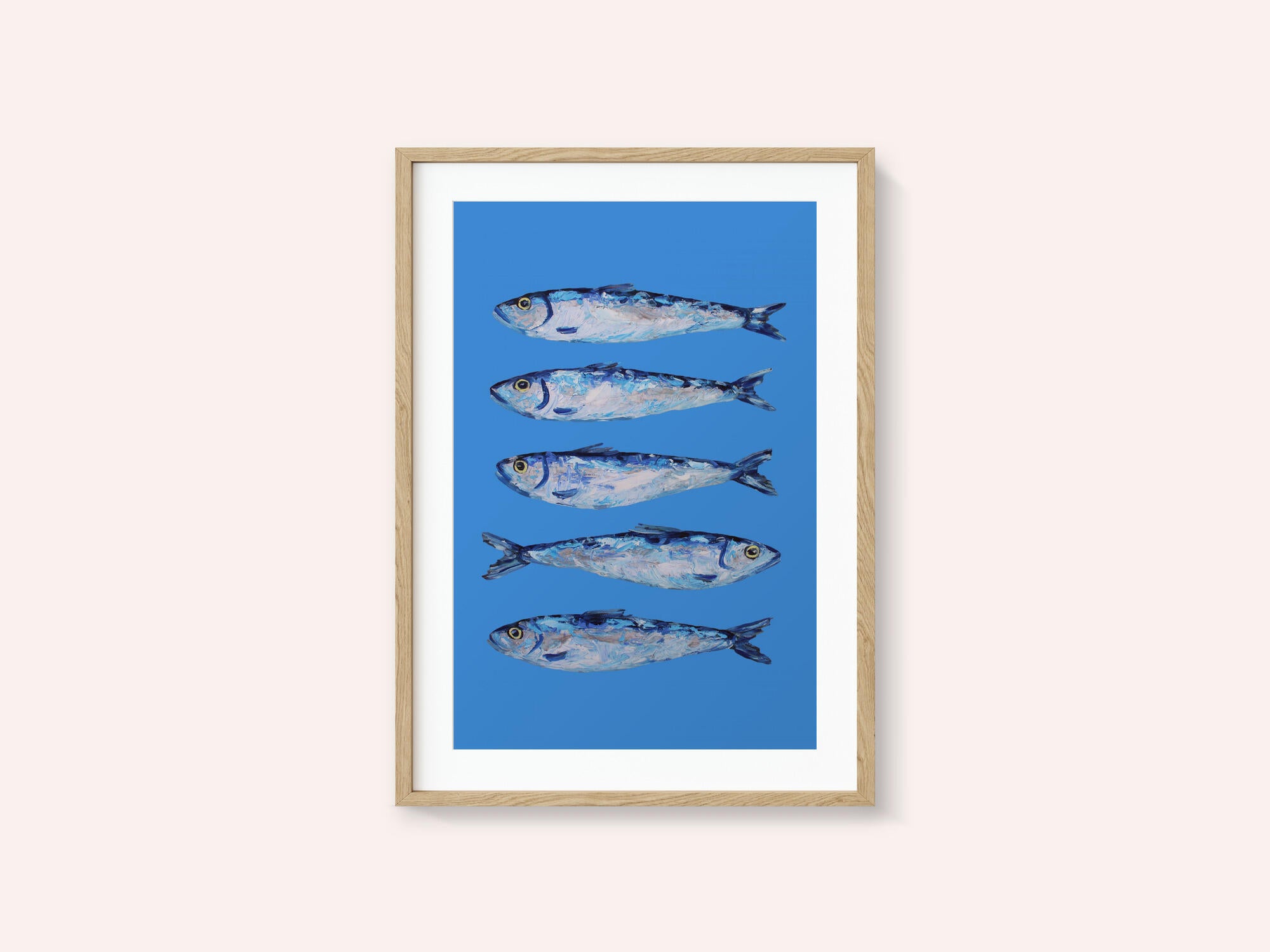 Sardines on Blue