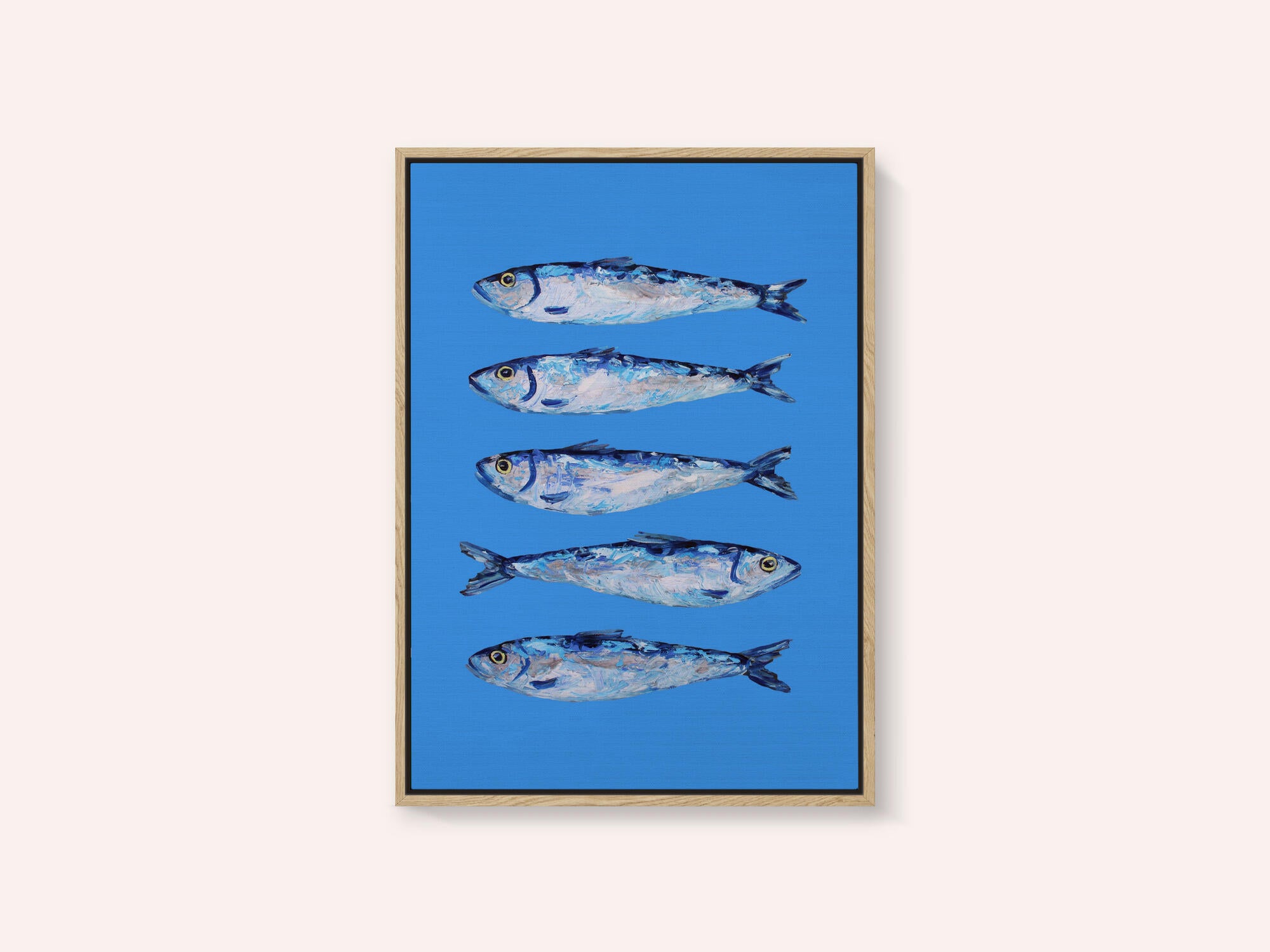 Sardines on Blue