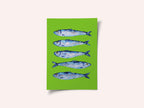 Sardines Lime Green