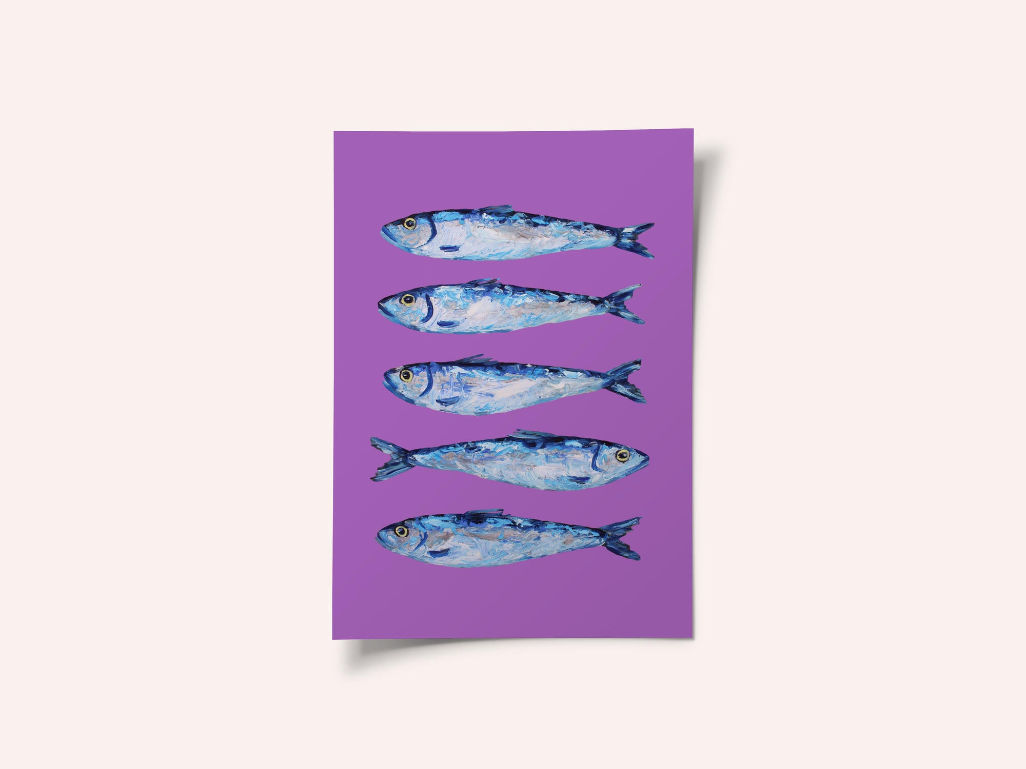 Sardines on Purple