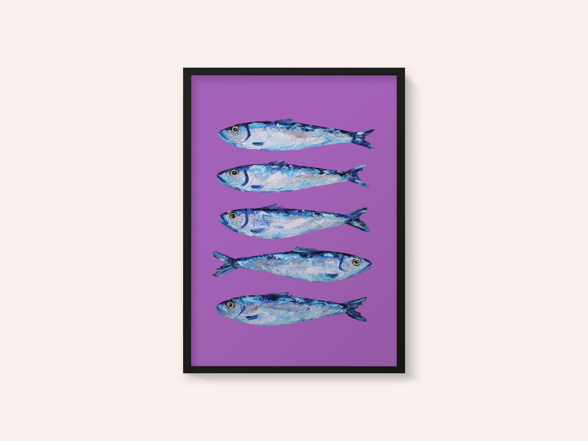 Sardines on Purple