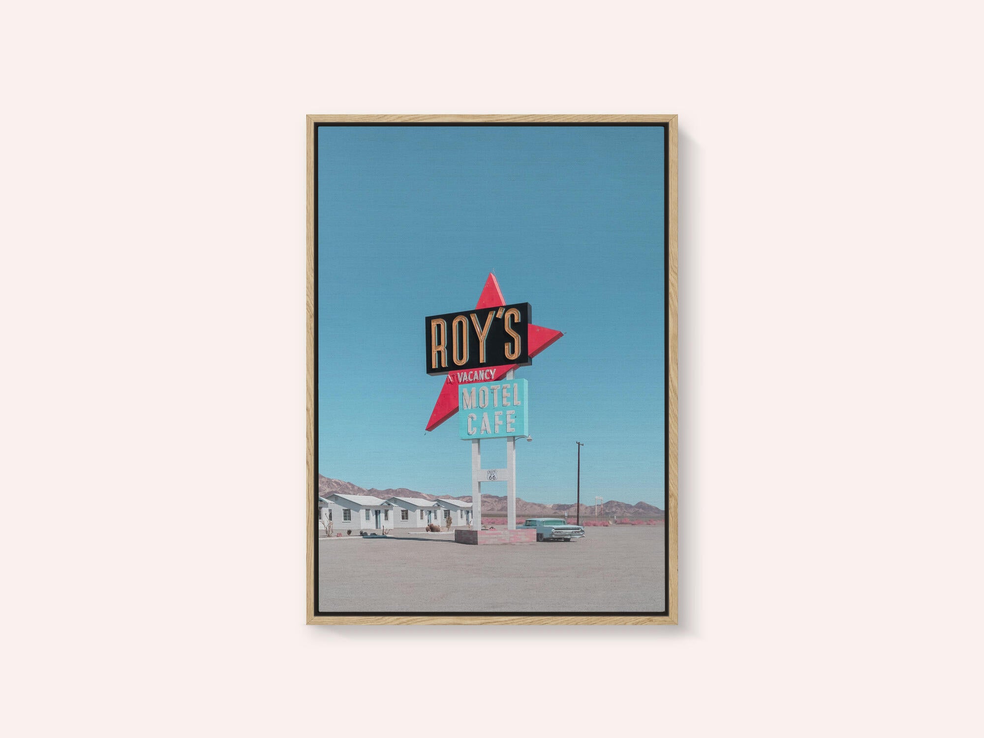 Roy's Motel Cafe Retro Sign