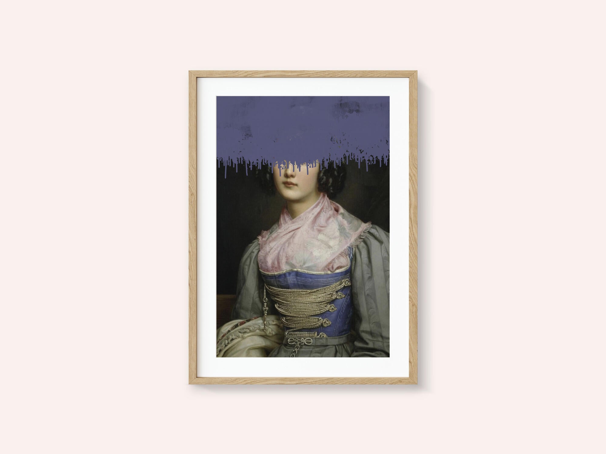 Portrait of Vintage Woman Collage