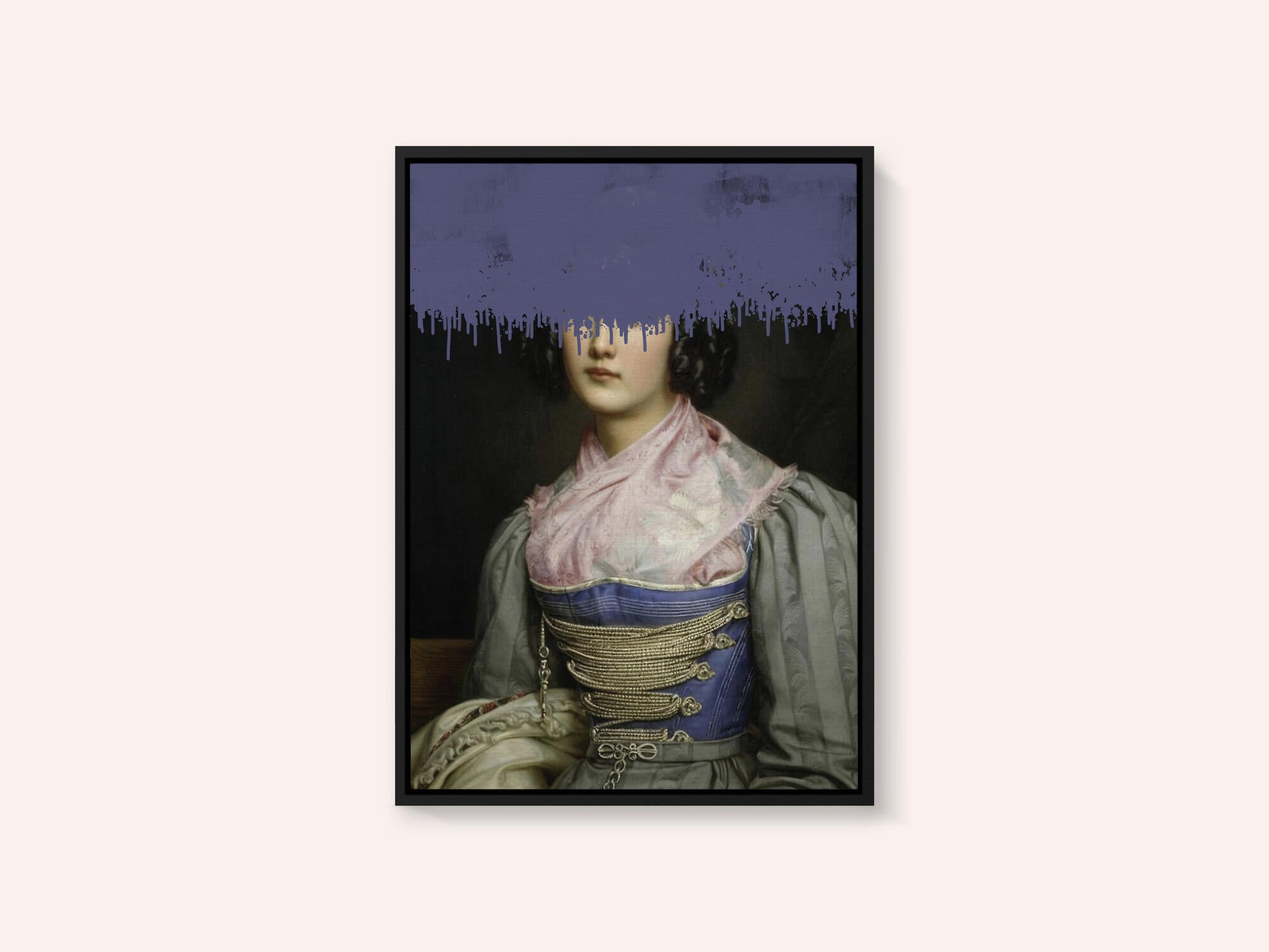 Portrait of Vintage Woman Collage