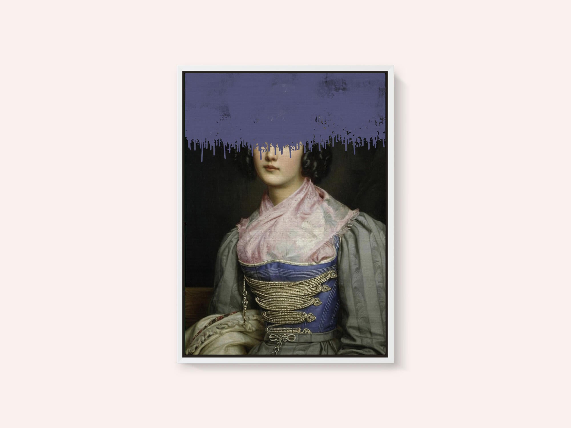 Portrait of Vintage Woman Collage