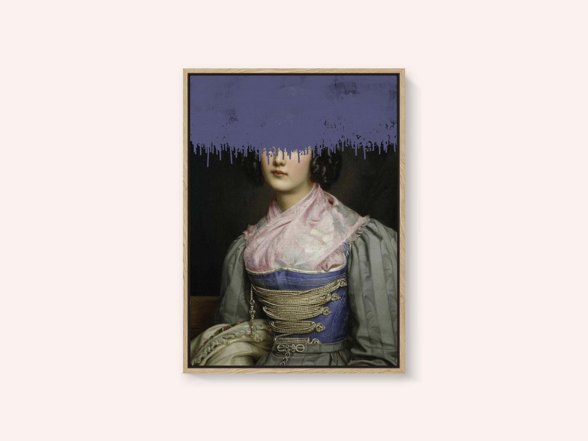 Portrait of Vintage Woman Collage