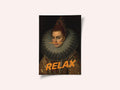 Relax Altered Oil Painting
