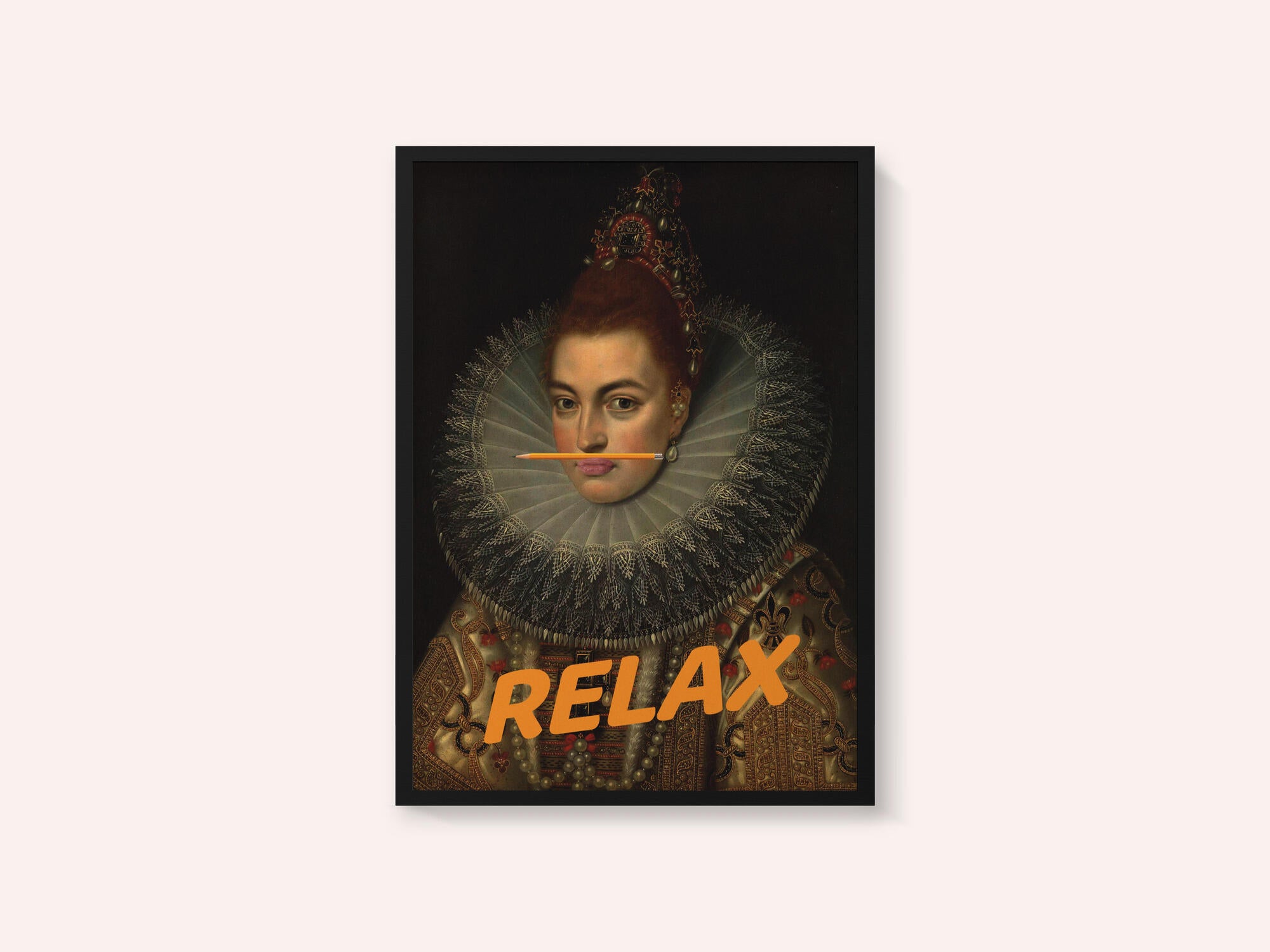 Relax Altered Oil Painting
