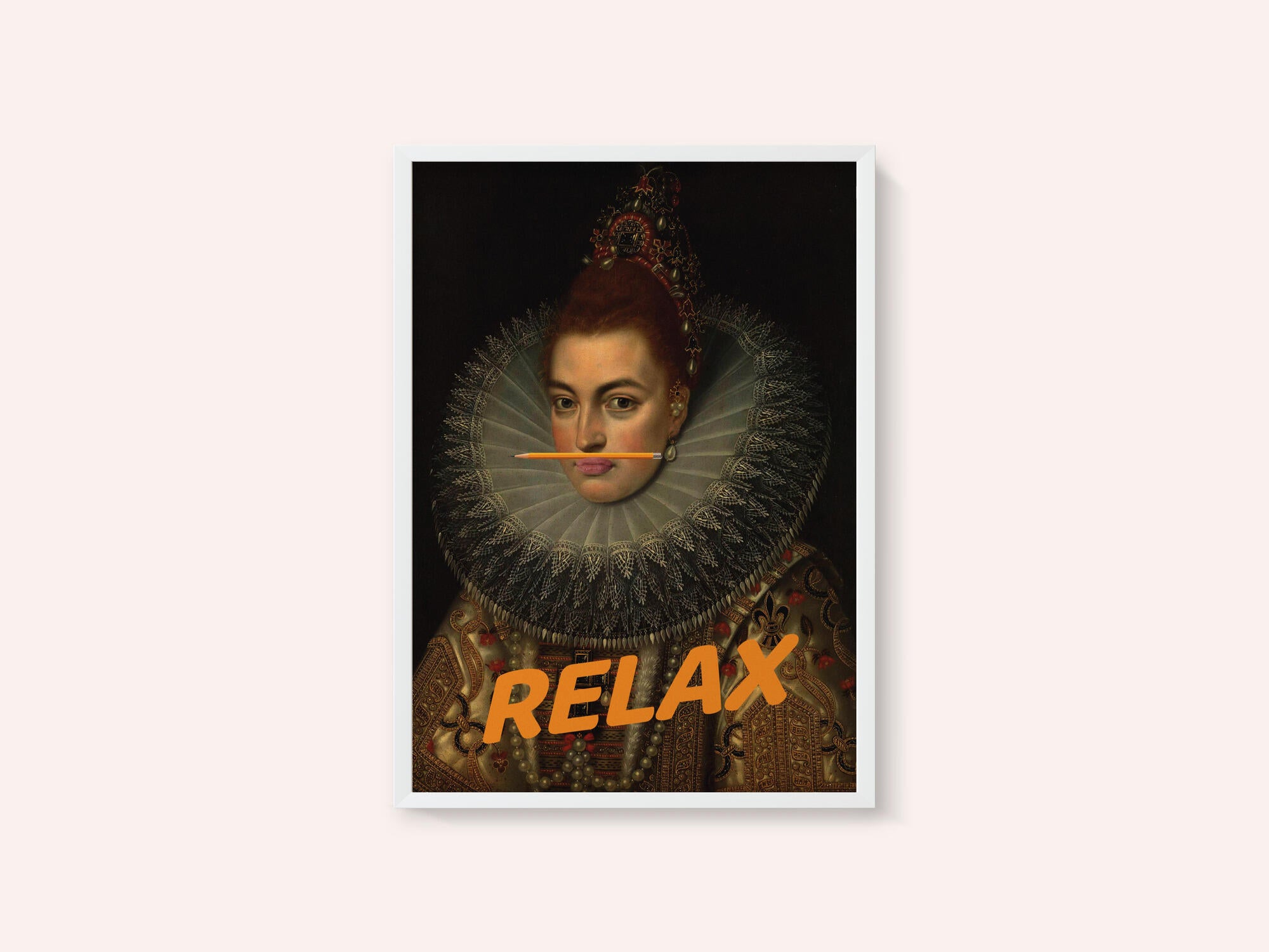 Relax Altered Oil Painting