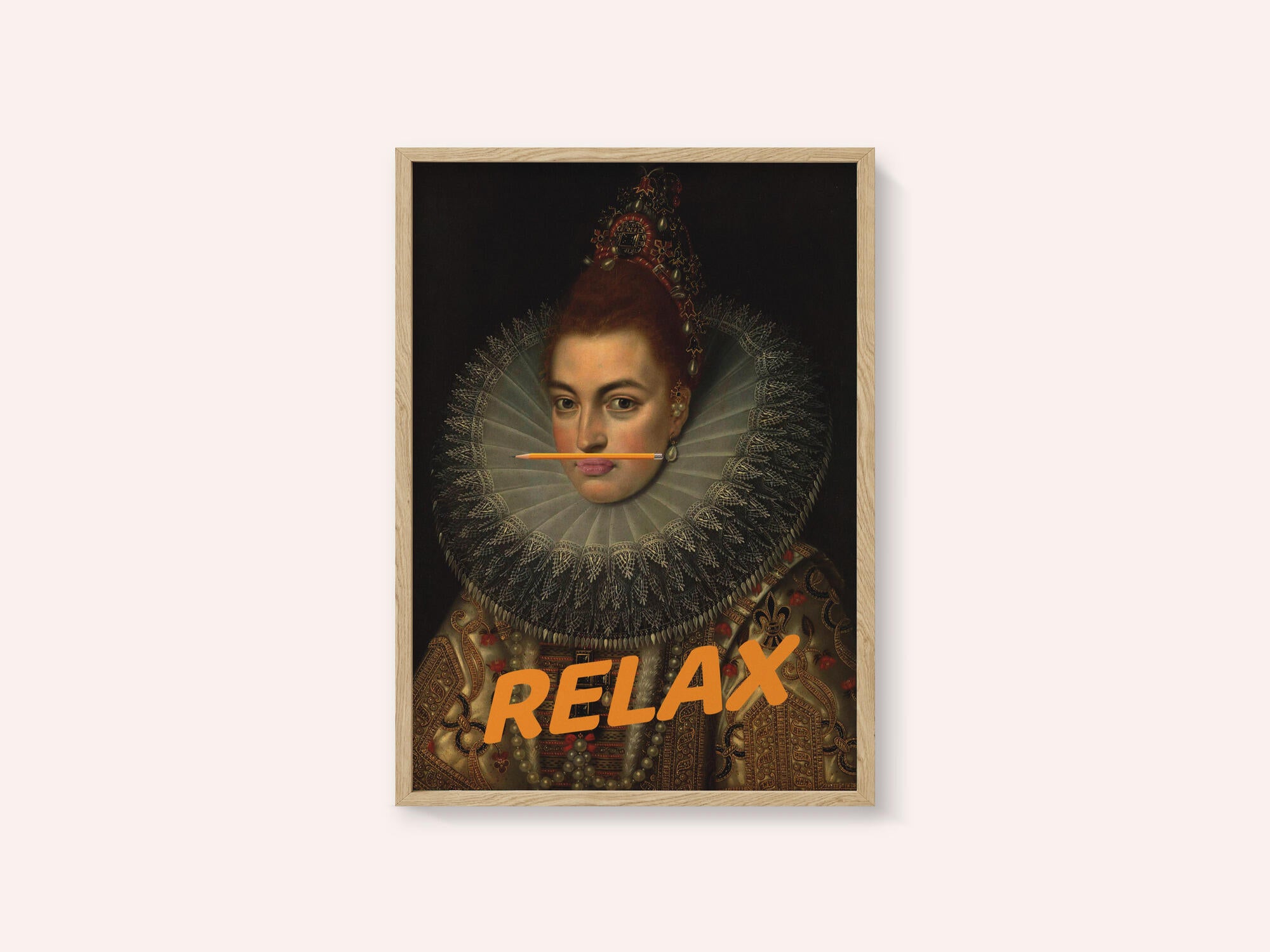 Relax Altered Oil Painting