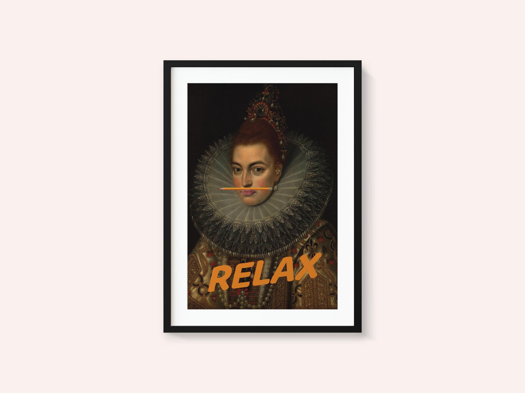 Relax Altered Oil Painting
