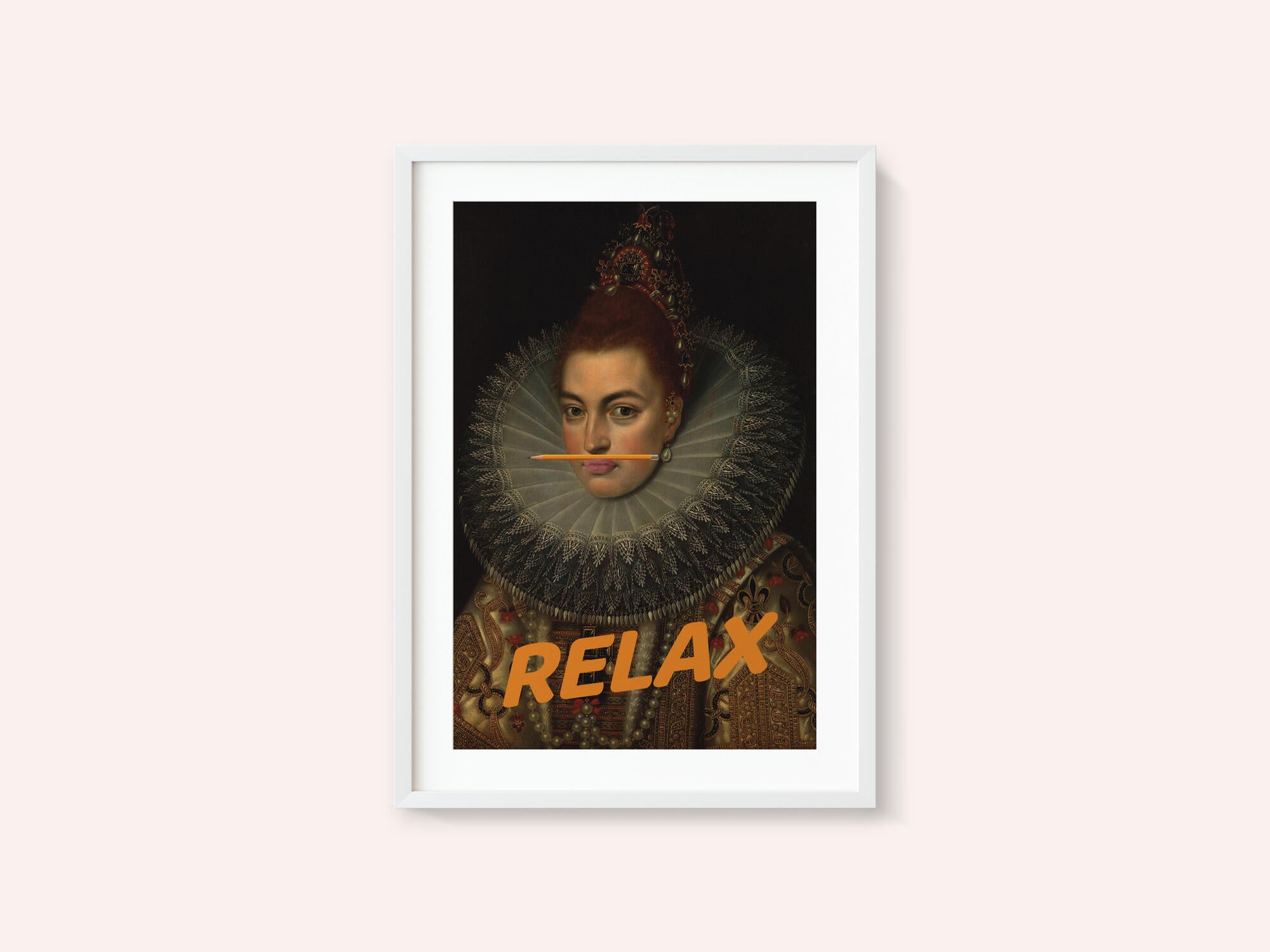 Relax Altered Oil Painting