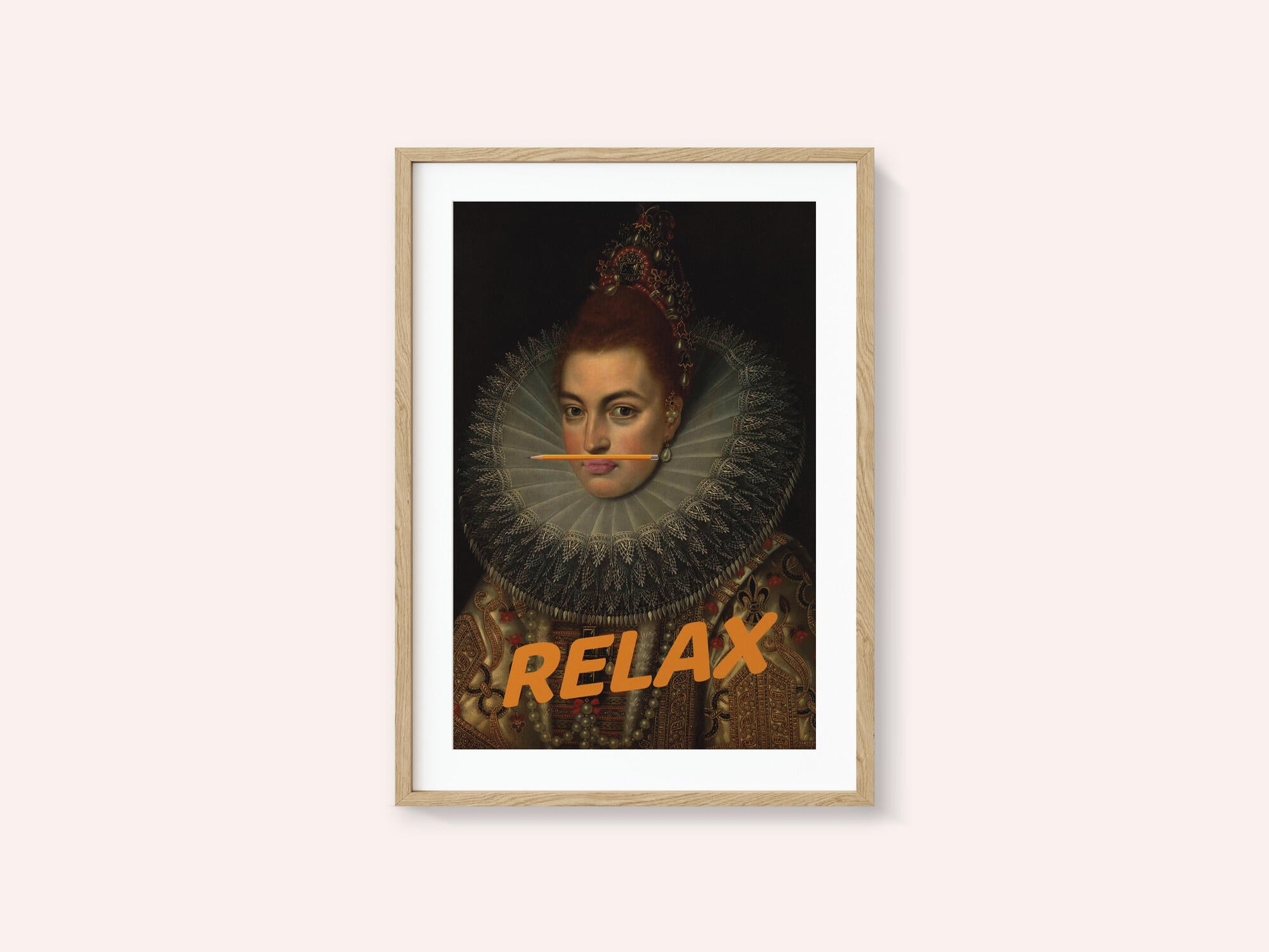 Relax Altered Oil Painting