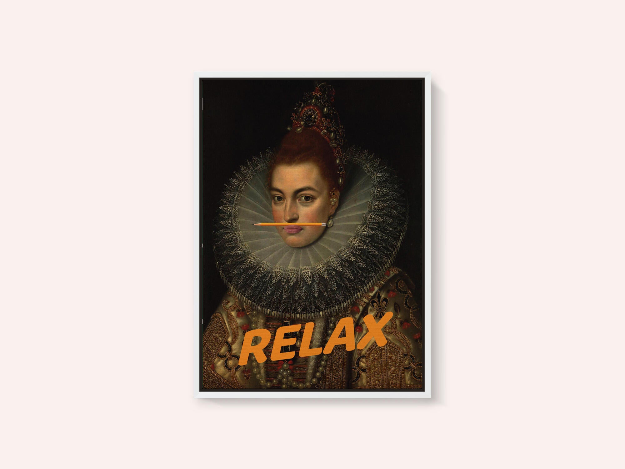 Relax Altered Oil Painting