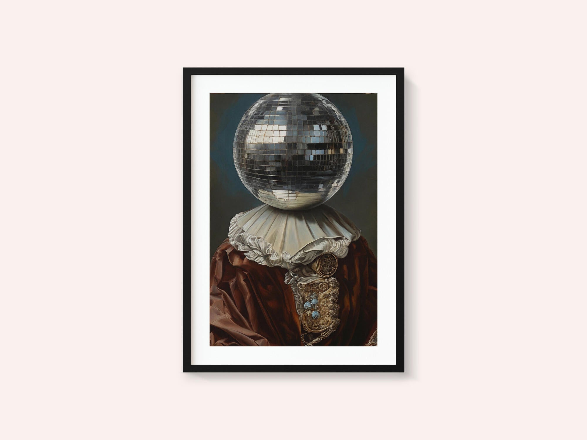 Antique Disco Ball, A Man with Disco head