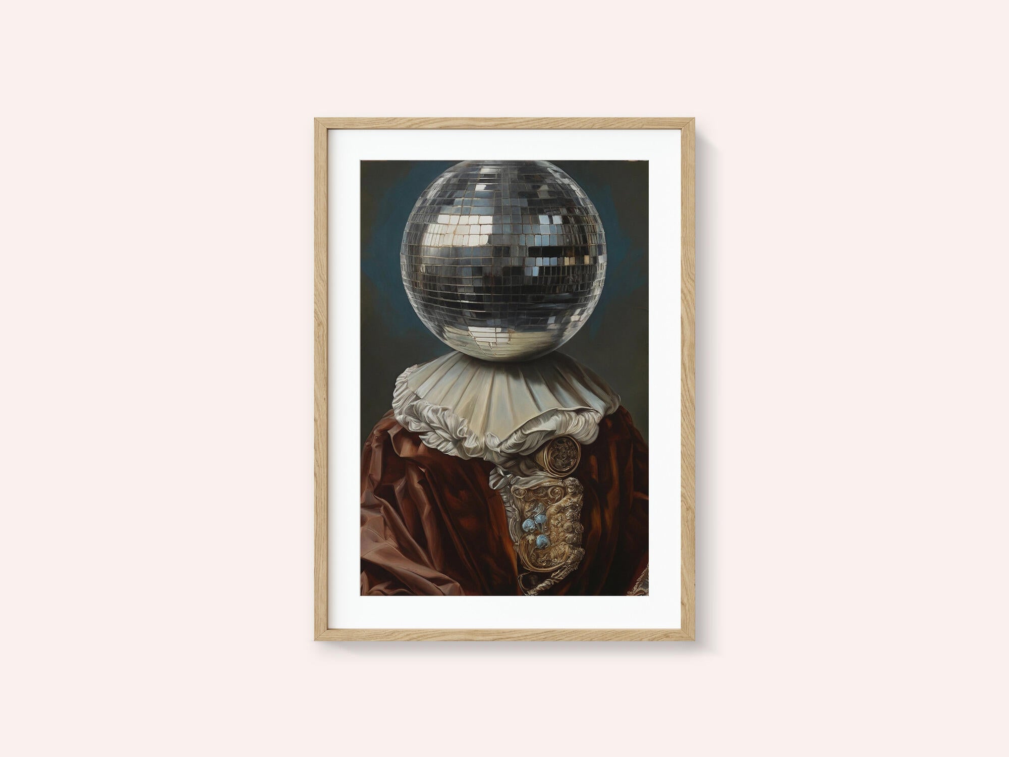 Antique Disco Ball, A Man with Disco head