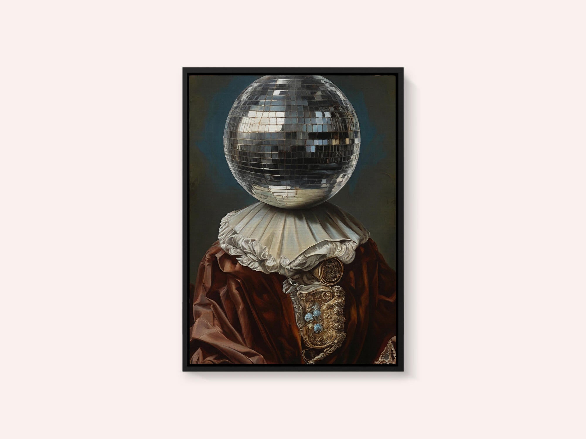 Antique Disco Ball, A Man with Disco head