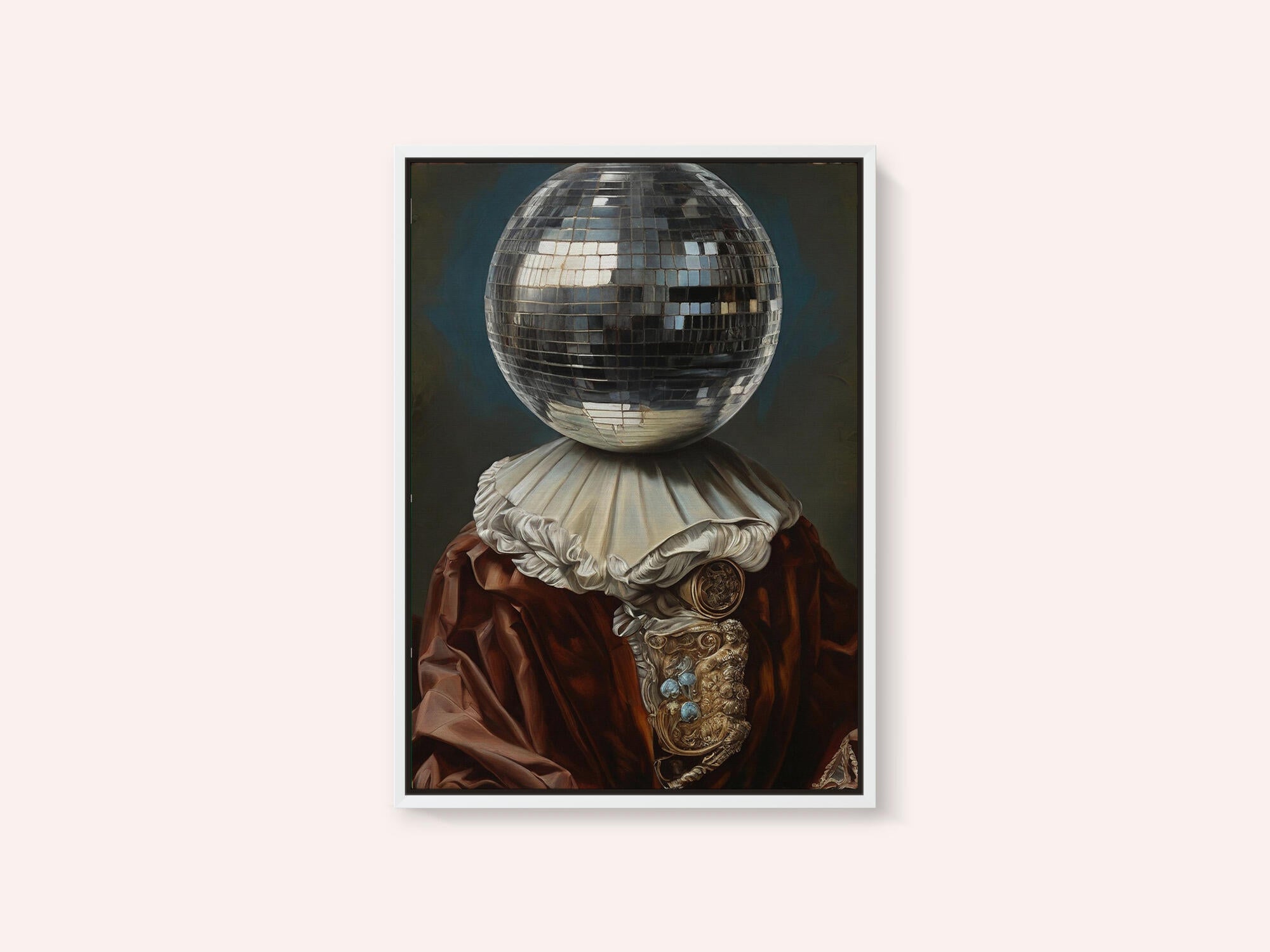 Antique Disco Ball, A Man with Disco head