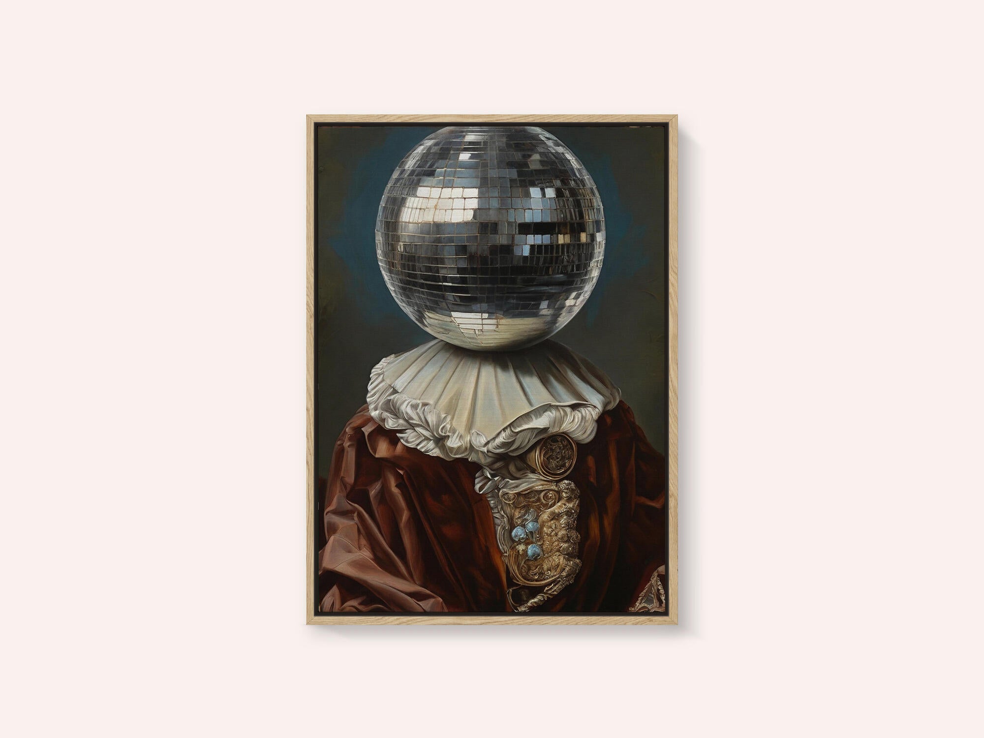 Antique Disco Ball, A Man with Disco head