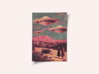 Pink UFO Arrival