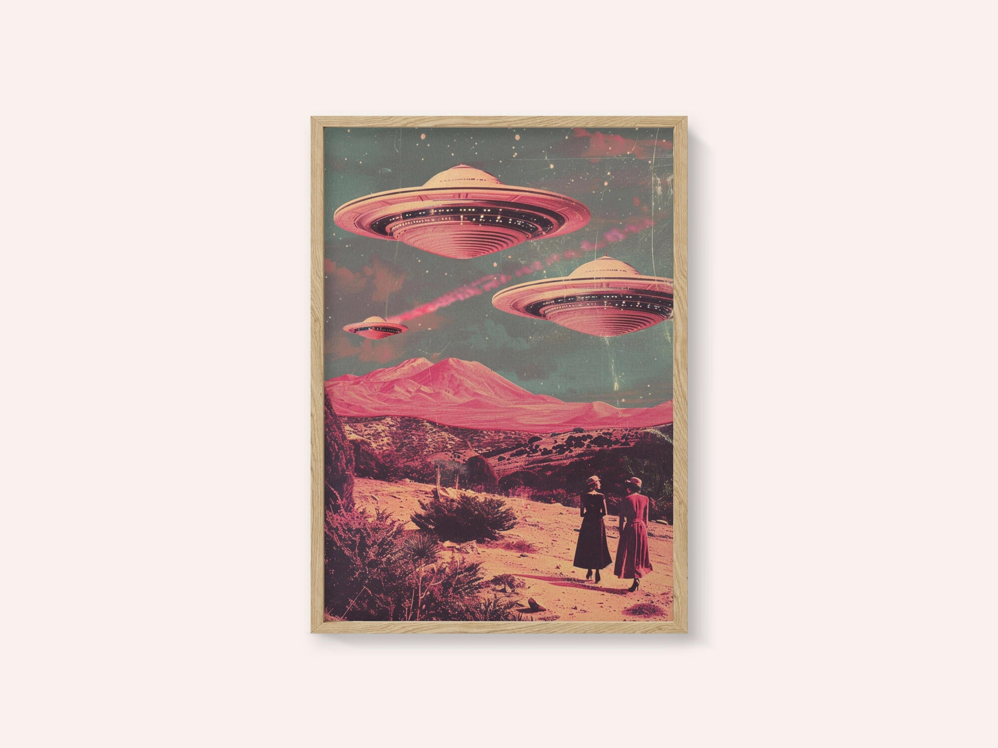 Pink UFO Arrival