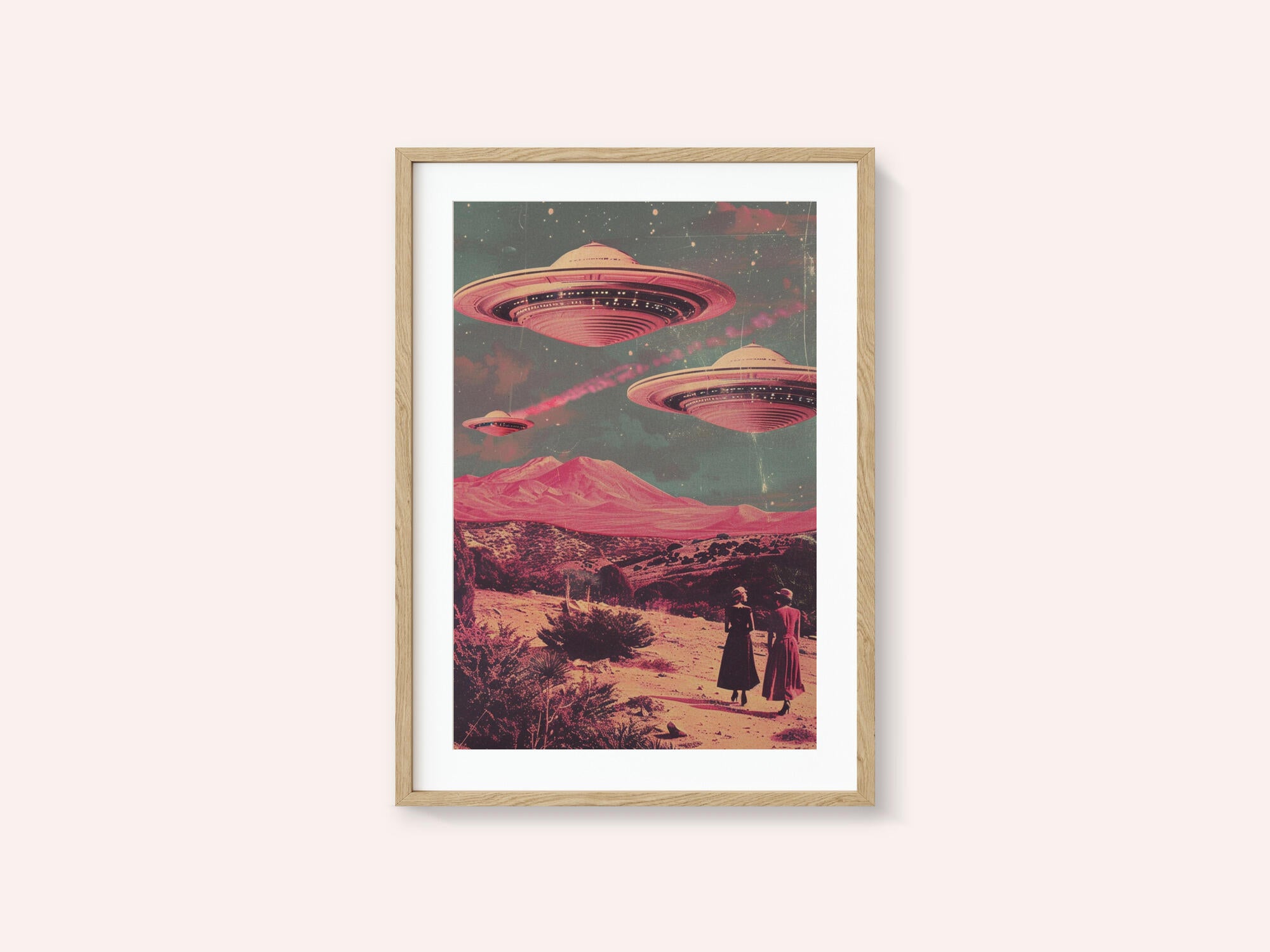 Pink UFO Arrival