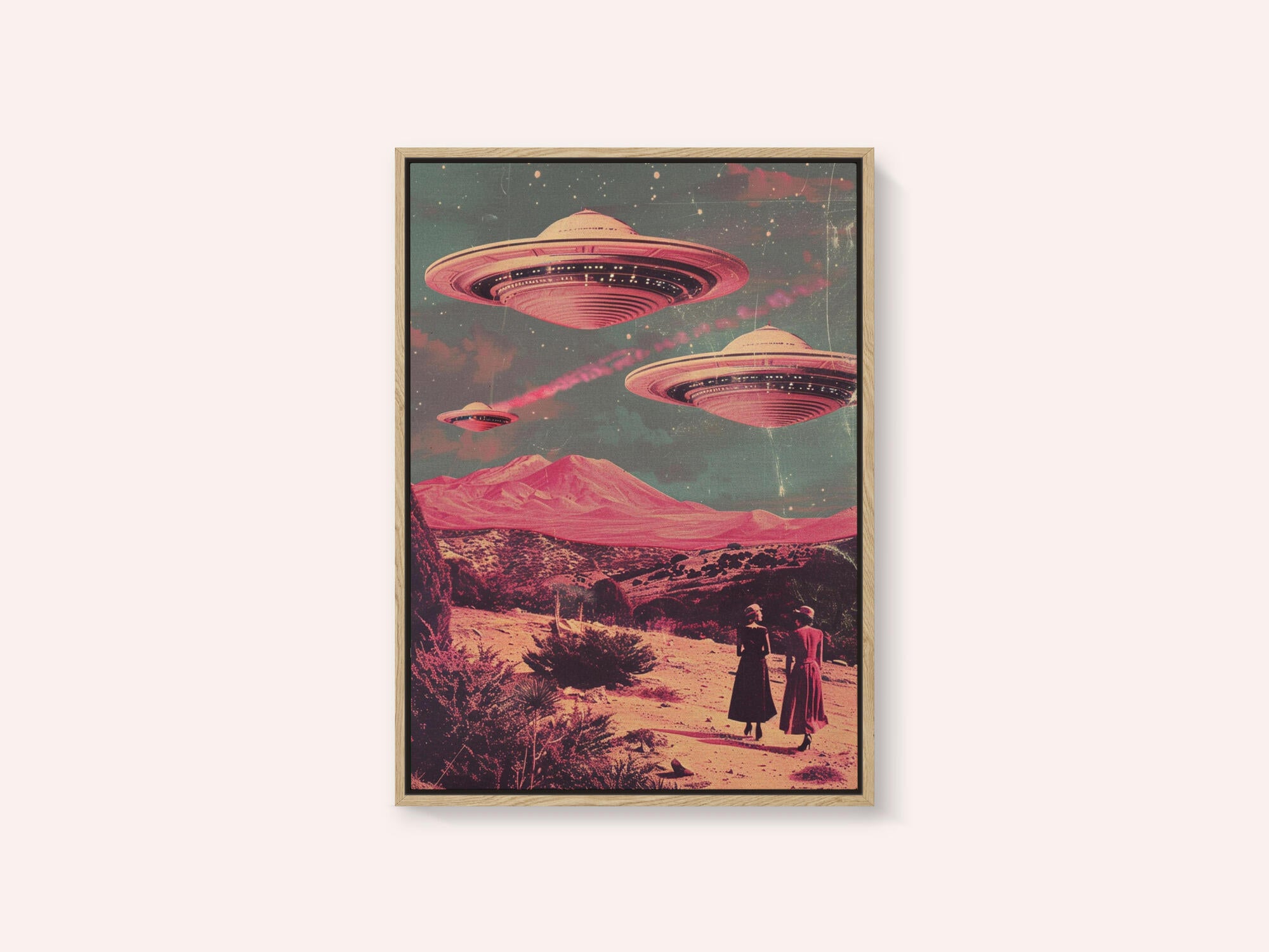 Pink UFO Arrival