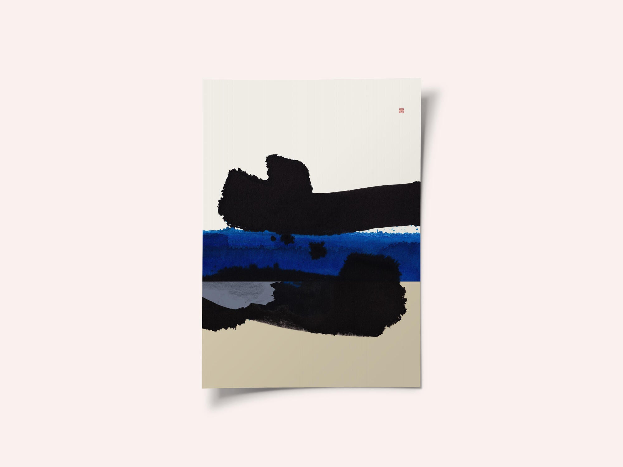 Abstract Blue Reflection