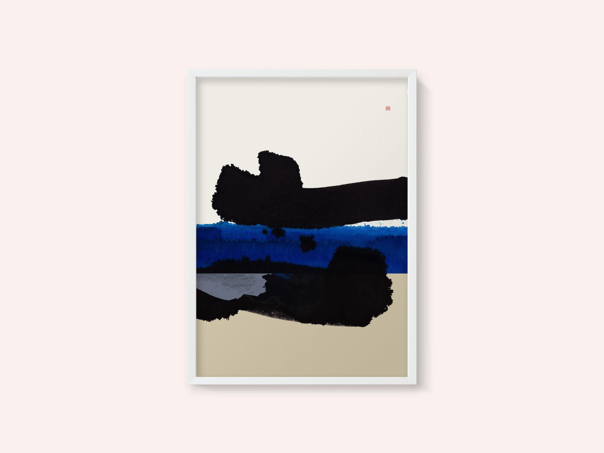 Abstract Blue Reflection
