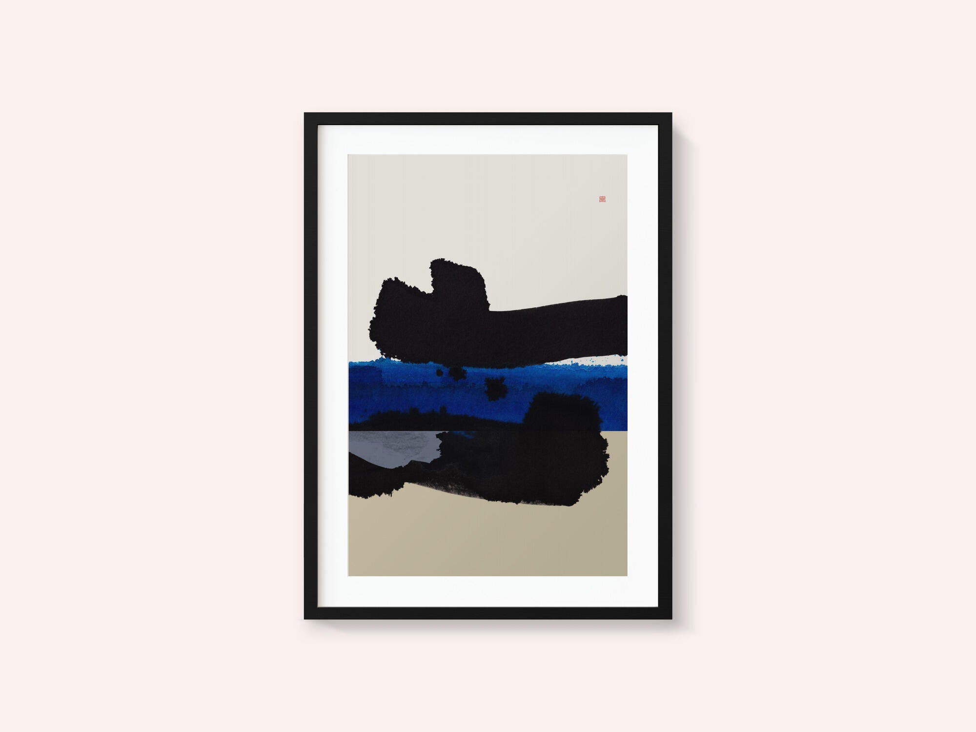 Abstract Blue Reflection