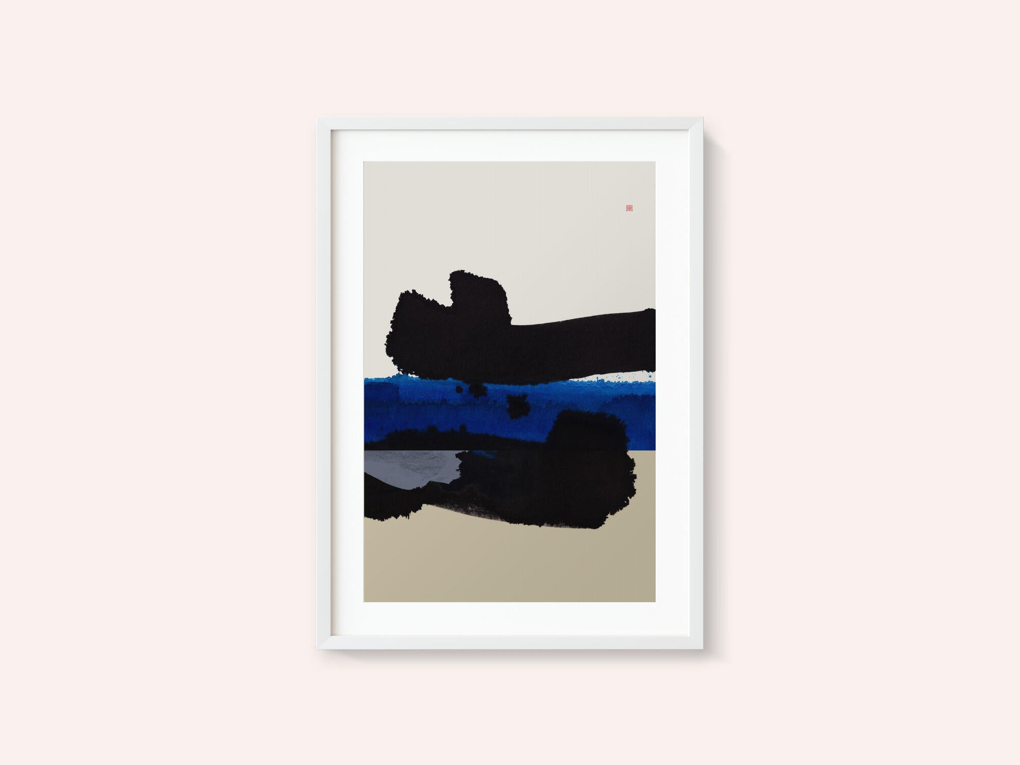 Abstract Blue Reflection