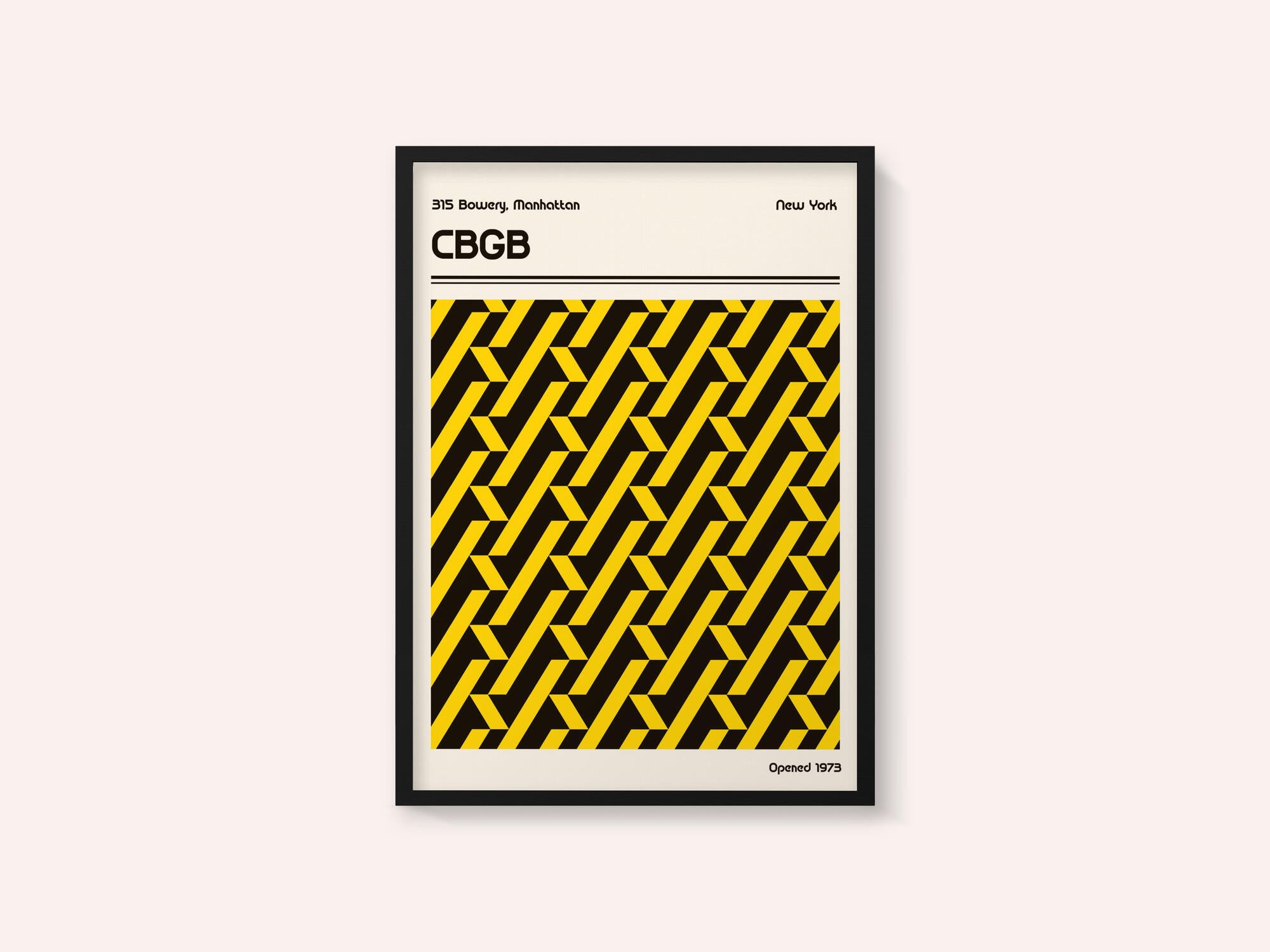 CBGB Venue Poster