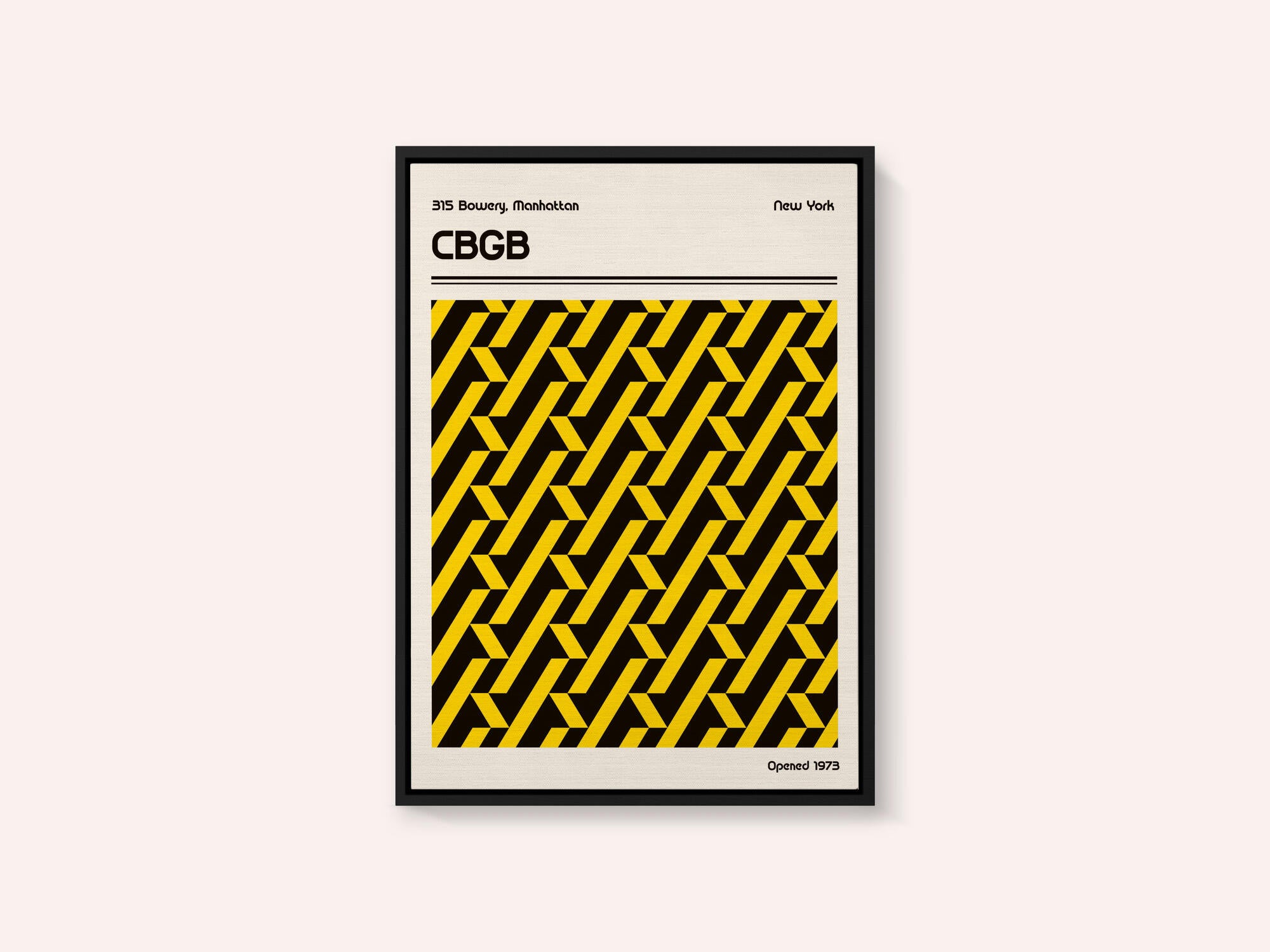 CBGB Venue Poster