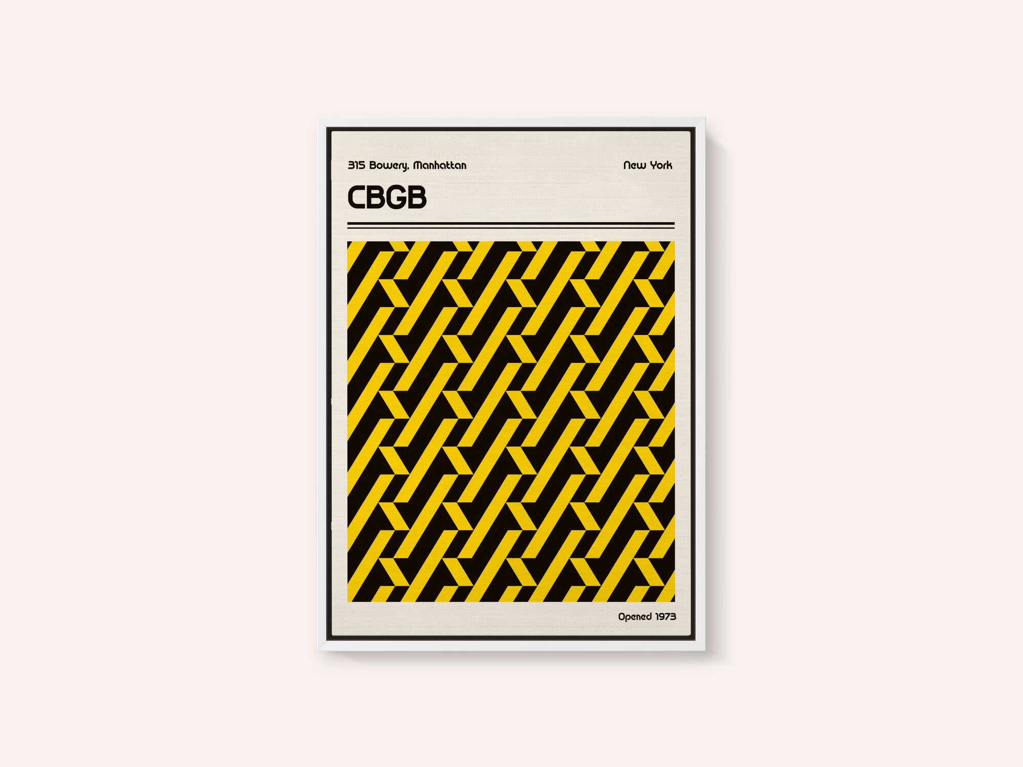 CBGB Venue Poster
