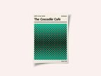 Crocodile Cafe Retro Poster