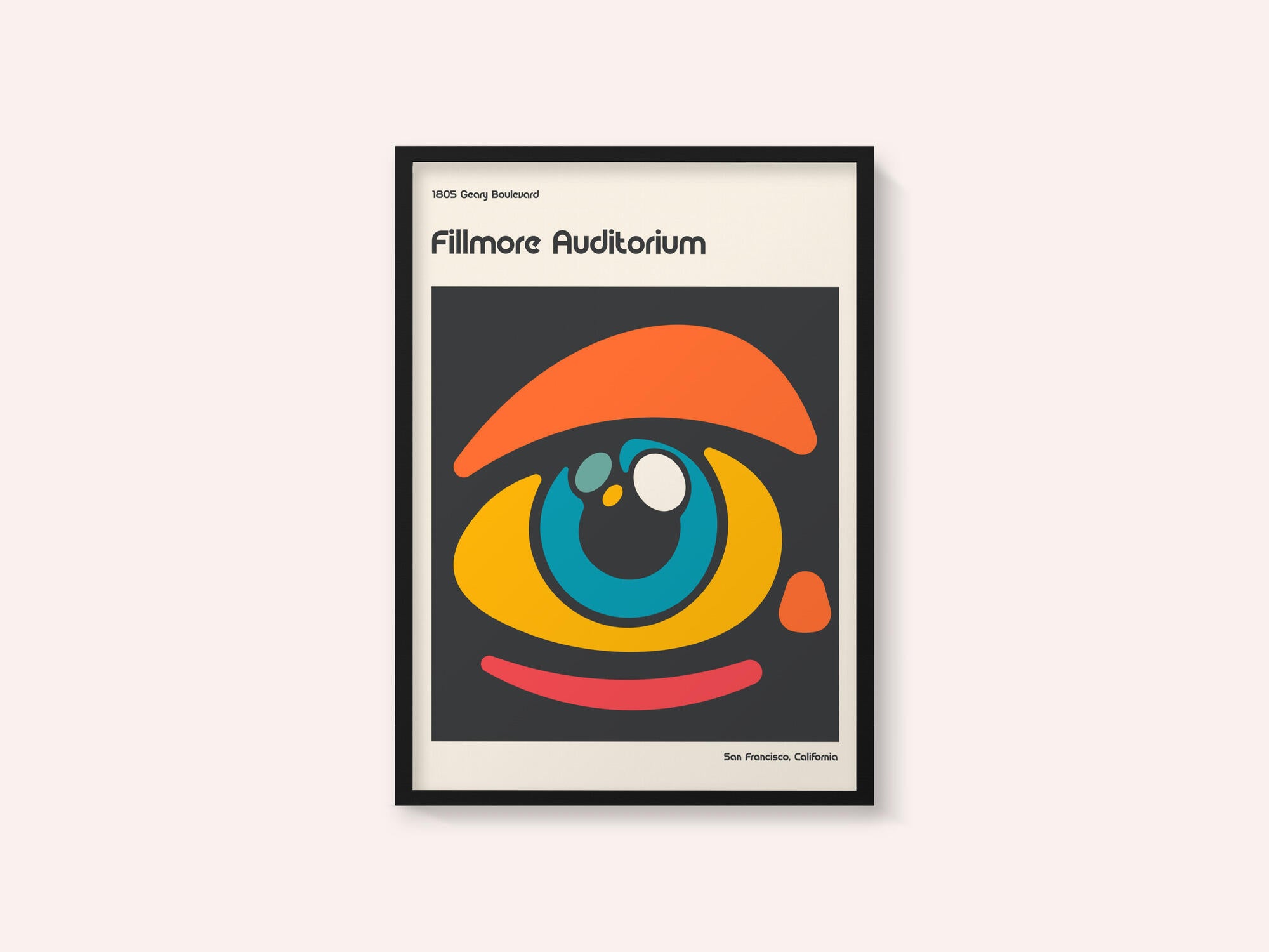 Fillmore Abstract Poster