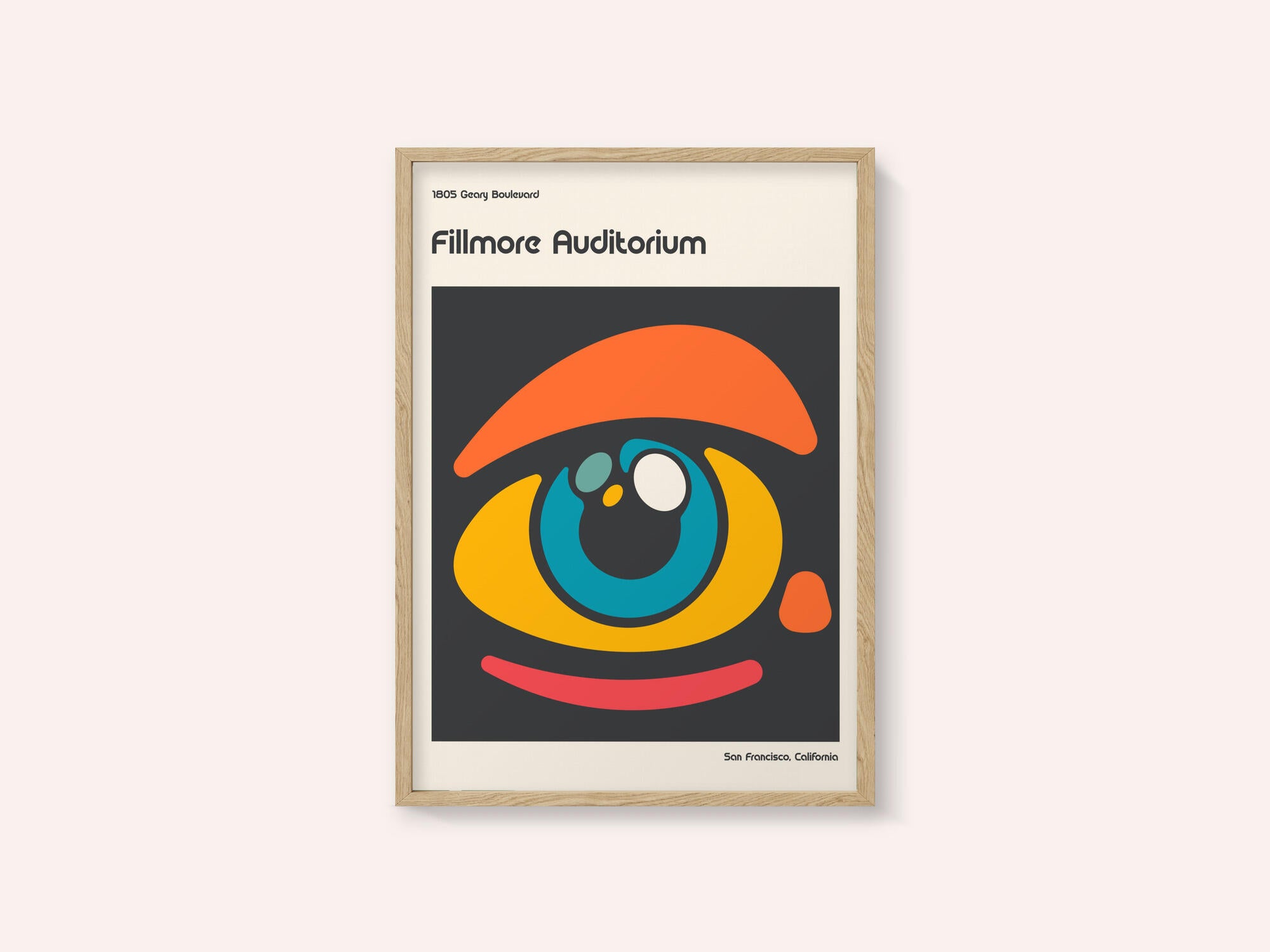 Fillmore Abstract Poster