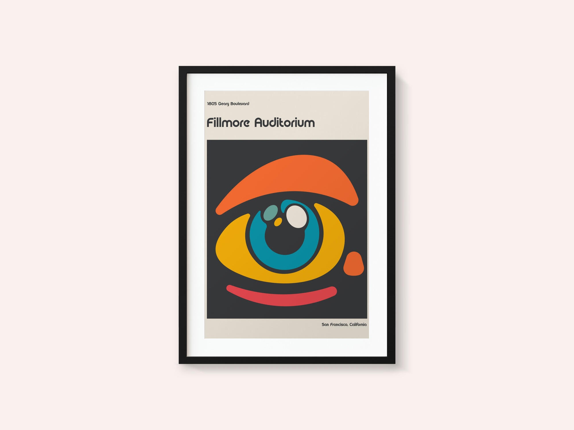 Fillmore Abstract Poster