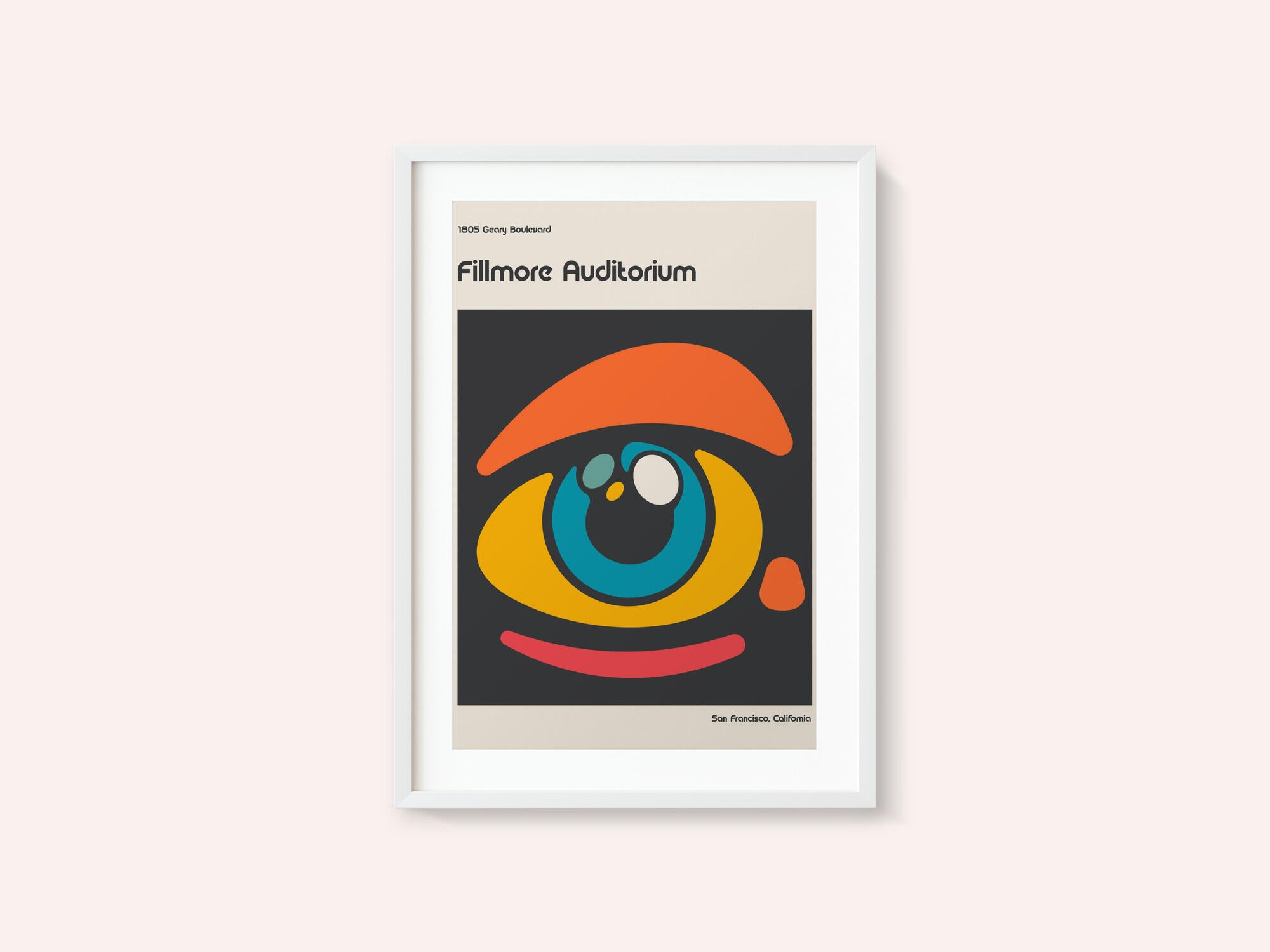 Fillmore Abstract Poster
