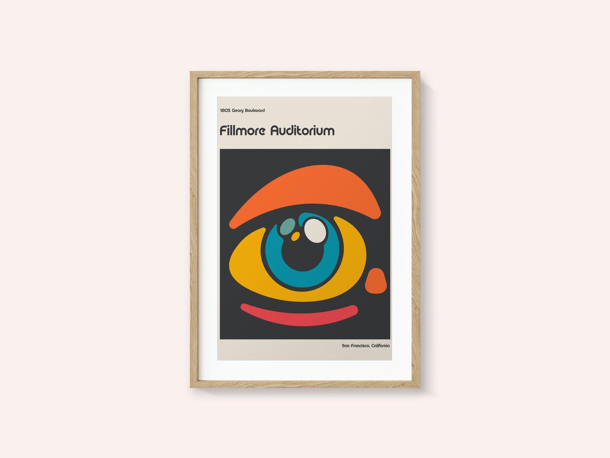Fillmore Abstract Poster