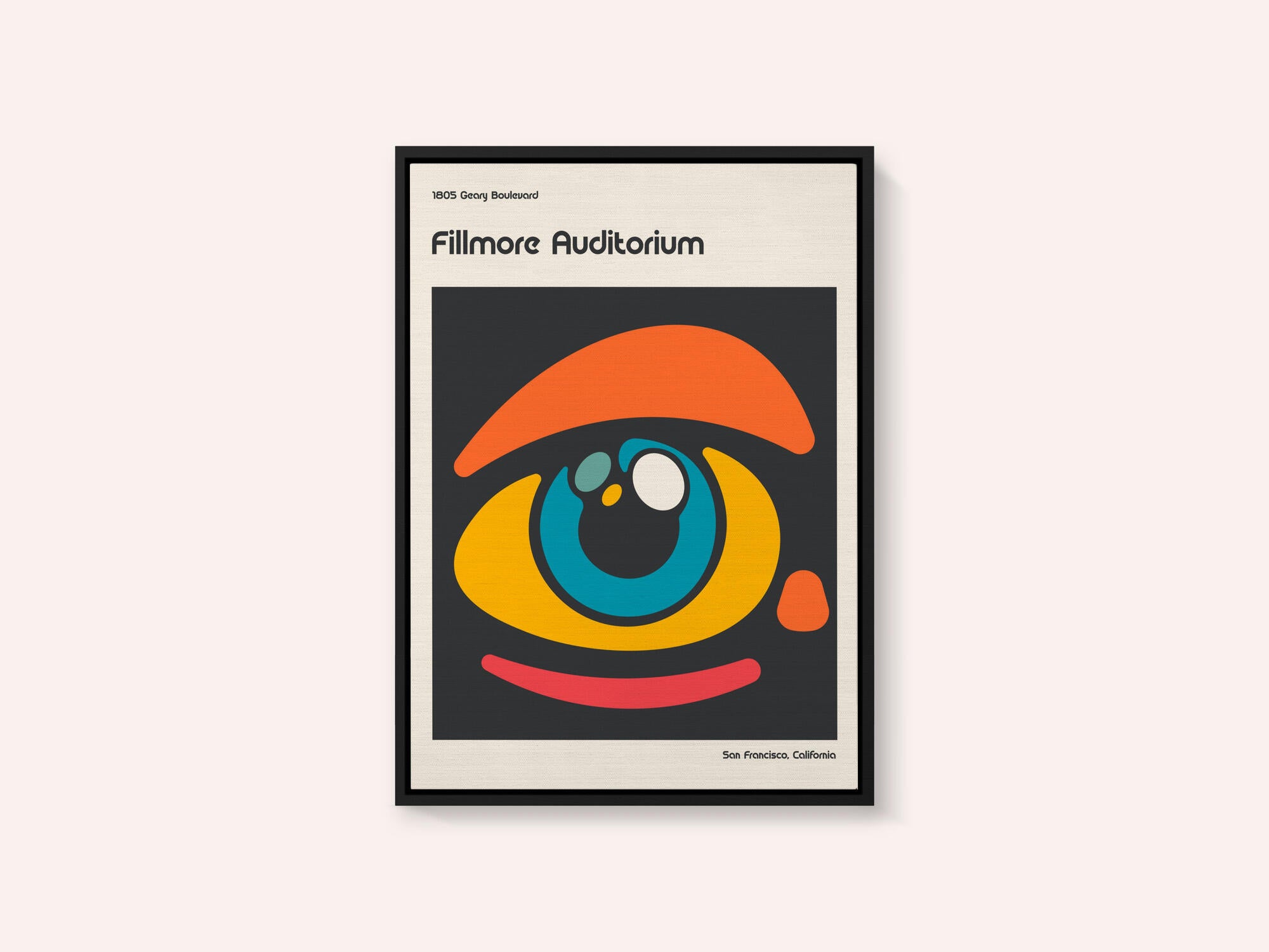 Fillmore Abstract Poster