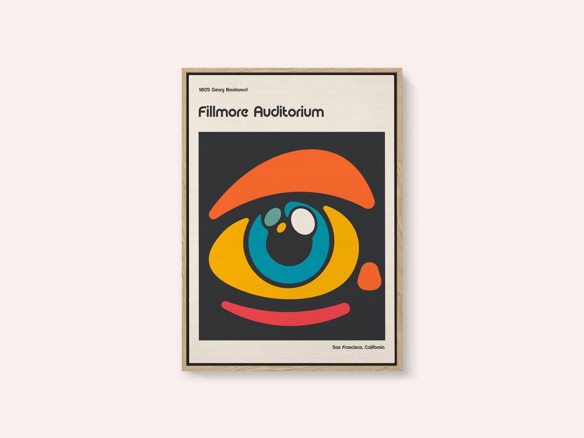 Fillmore Abstract Poster