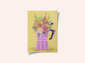 Espresso Maker with Flowers
