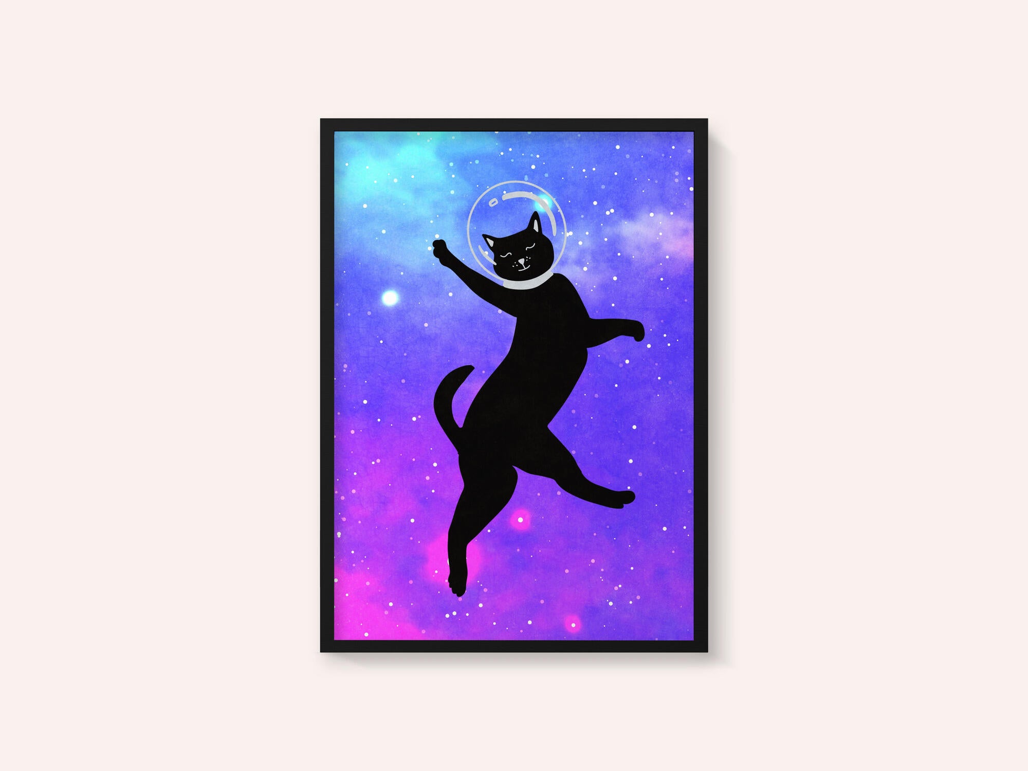 Happy Space Cat