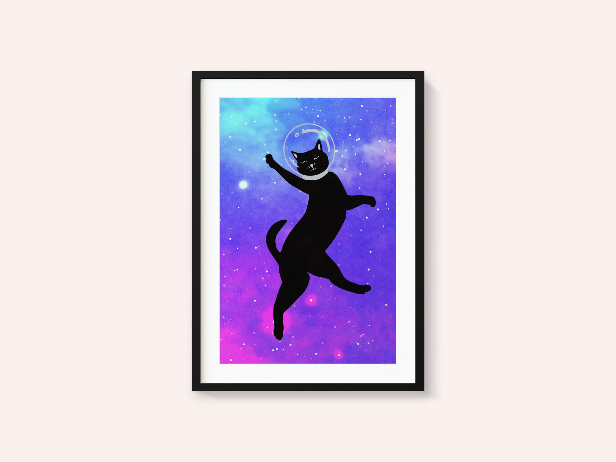 Happy Space Cat