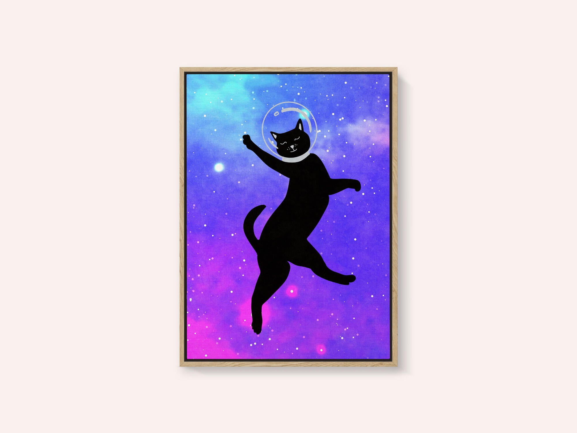 Happy Space Cat