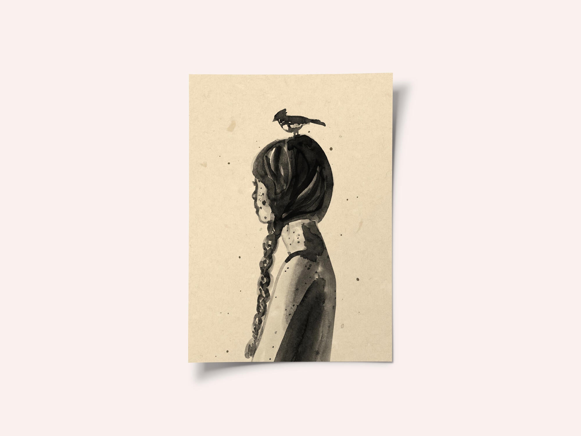 Girl with Bird